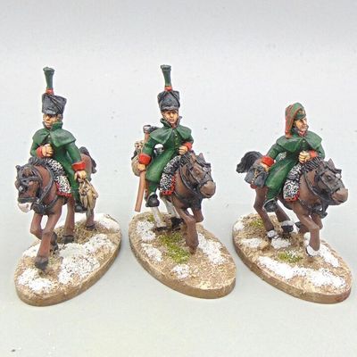 Grade C - Casting Room Miniatures - Napoleonic - French Light Cavalry, Foraging Grade C - Casting Room Miniatures - Napoleonic - French Light Cavalry, Foraging