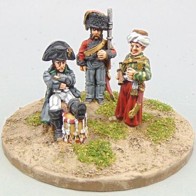 Grade B - Wargames Foundry - Napoleonic - Napoleon with Guard & Servant Grade B - Wargames Foundry - Napoleonic - Napoleon with Guard & Servant