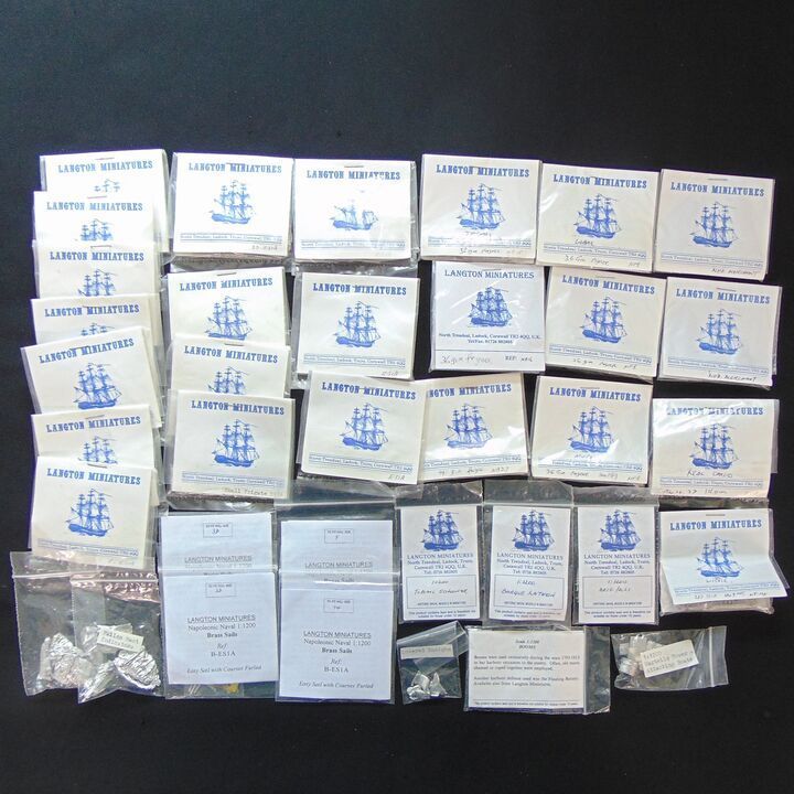 Langton Miniatures, Napoleonic - 1:1200th Naval Collection