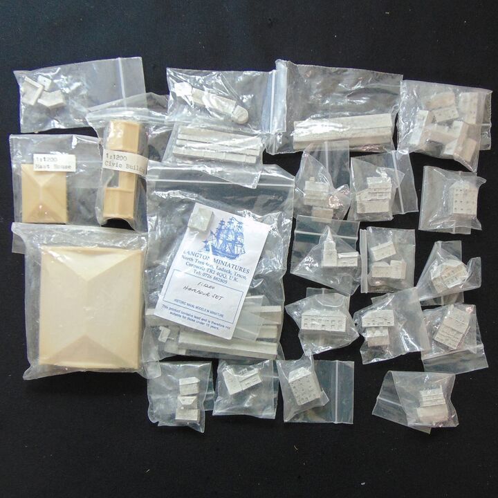 Langton Miniatures, Napoleonic - 1:1200th Coastal Buildings & Harbour
