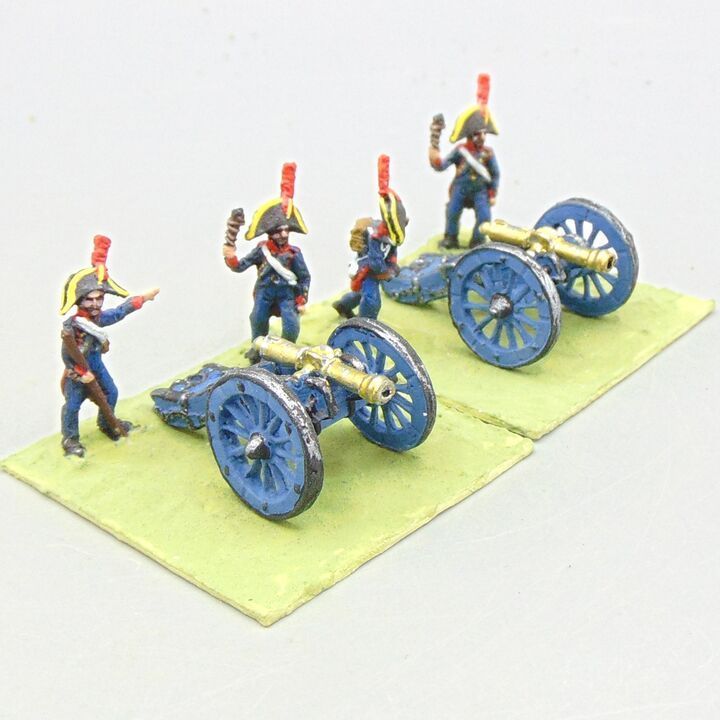 Grade D - Capitan Games - Napoleonic - Spanish Field Guns & Crews