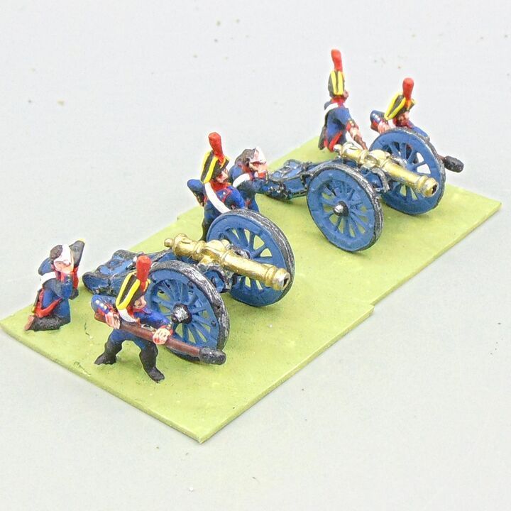 Grade D - Essex Miniatures - Napoleonic - Spanish Field Guns & Crews