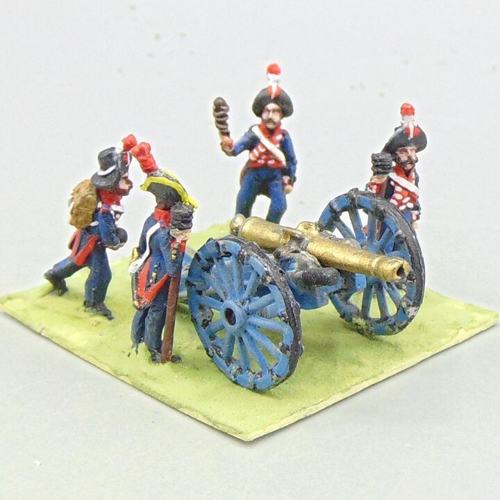 Grade D - Capitan Games - Napoleonic - Spanish Field Gun & Crew