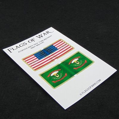 28mm, Flags of War, ACW: Union 69th New York Regiment (Irish Brigade)