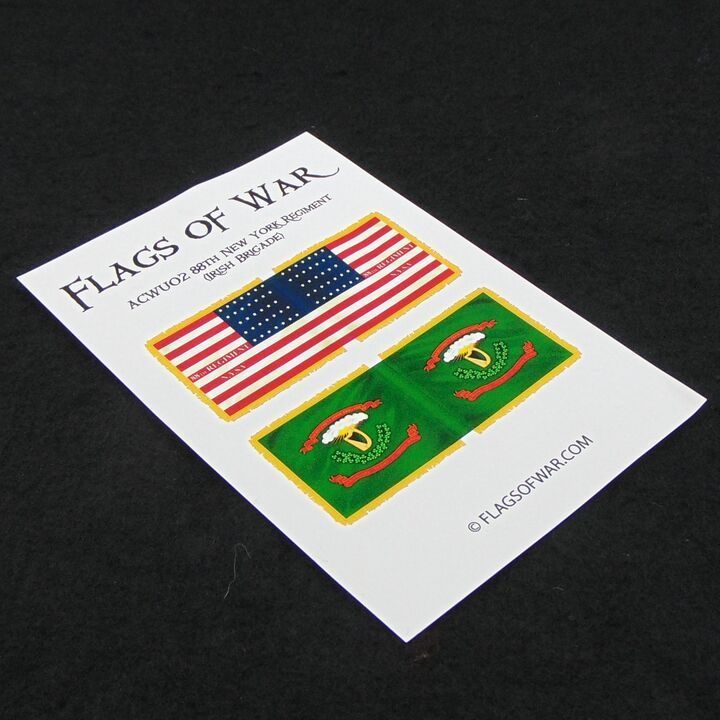 28mm, Flags of War, ACW: Union 88th New York Regiment (Irish Brigade)