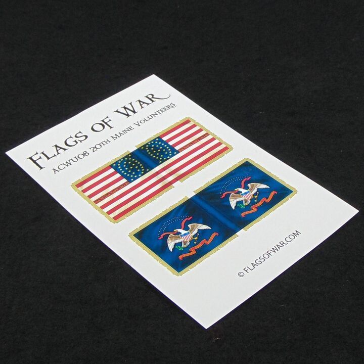 28mm, Flags of War, ACW: Union 20th Maine Volunteers