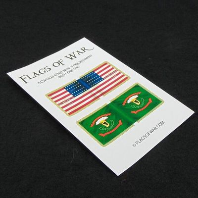 28mm, Flags of War, ACW: Union 63rd New York Regiment (Irish Brigade)