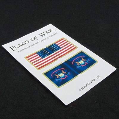 28mm, Flags of War, ACW: Union 1st Michigan Infantry Regiment