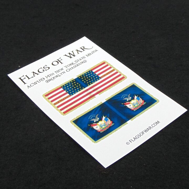 28mm, Flags of War, ACW: Union 14th New York State Militia (Brooklyn Chasseurs)