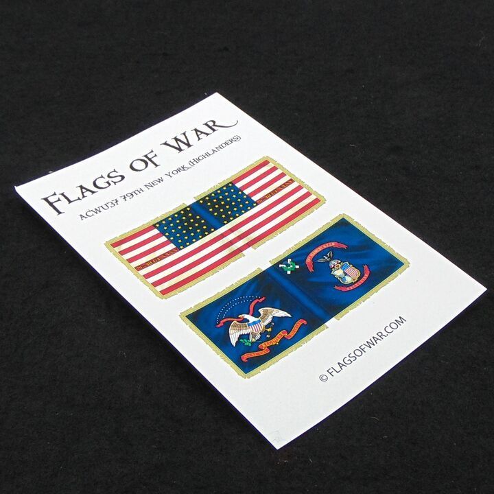 28mm, Flags of War, ACW: Union 79th New York Regiment (Highlanders)