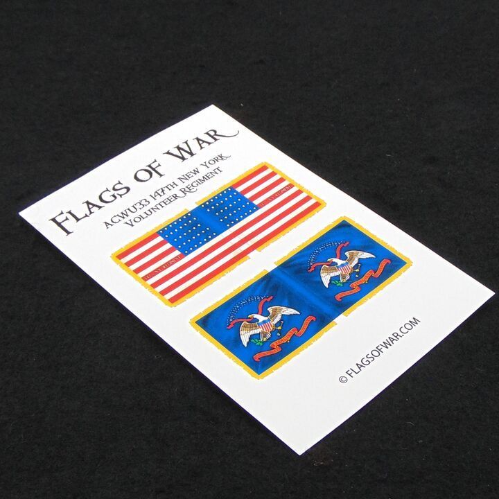 28mm, Flags of War, ACW: Union 147th New York Volunteer Regiment