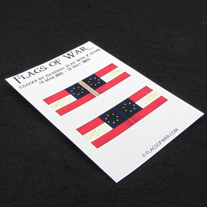 28mm, Flags of War, ACW: Confederate - 1st National Flag