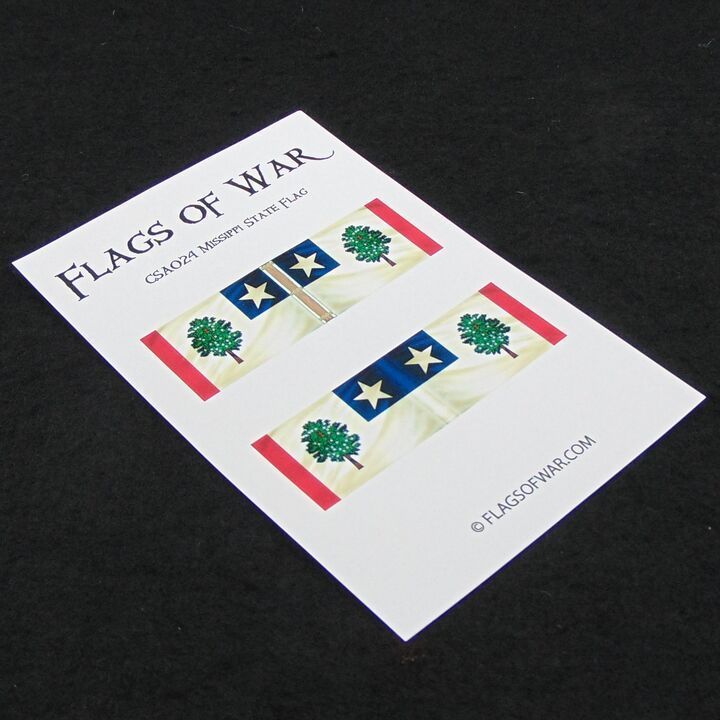 28mm, Flags of War, ACW: Confederate - Mississippi State Flag