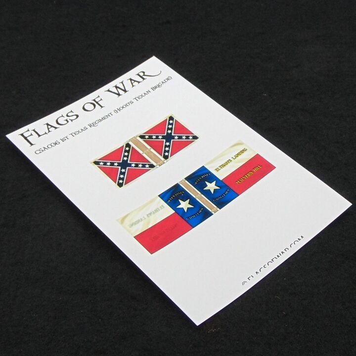 28mm, Flags of War, ACW: Confederate - 1st Texas Regiment (Hood's Texas Brigade)