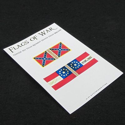 28mm, Flags of War, ACW: Confederate - 4th Texas Regiment (Hood's Texas Brigade)