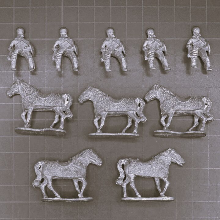 Hinchliffe Figures, Sassanid Persian: Cataphract Cavalry