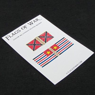 28mm, Flags of War, ACW: Confederate - 3rd Louisiana Infantry Regiment 28mm, Flags of War, ACW: Confederate - 3rd Louisiana Infantry Regiment