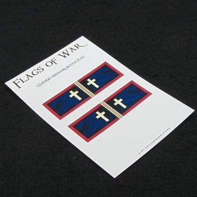 28mm, Flags of War, ACW: Confederate - Missouri Battle Flag 28mm, Flags of War, ACW: Confederate - Missouri Battle Flag