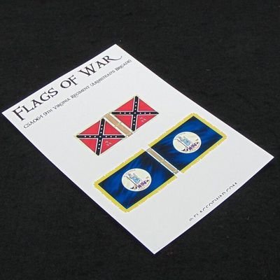 28mm, Flags of War, ACW: Confederate - 9th Virginia Regiment (Armistead's Brigade)