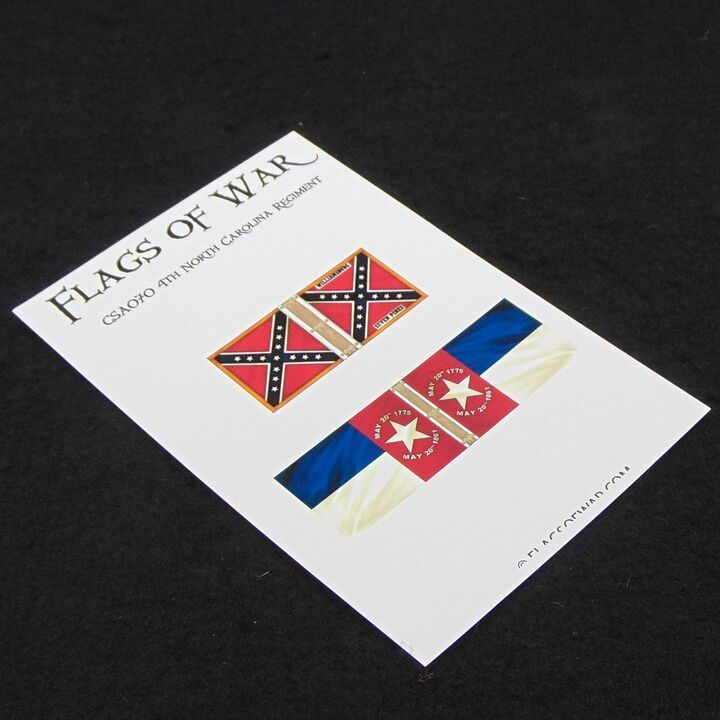 28mm, Flags of War, ACW: Confederate - 4th North Carolina Regiment