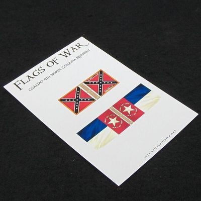 28mm, Flags of War, ACW: Confederate - 4th North Carolina Regiment 28mm, Flags of War, ACW: Confederate - 4th North Carolina Regiment