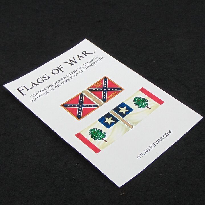28mm, Flags of War, ACW: Confederate - 11th Mississippi Infantry Regiment