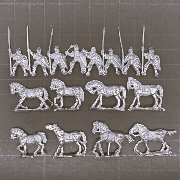 Baueda Miniatures, Dark Ages: Norman Cavalry
