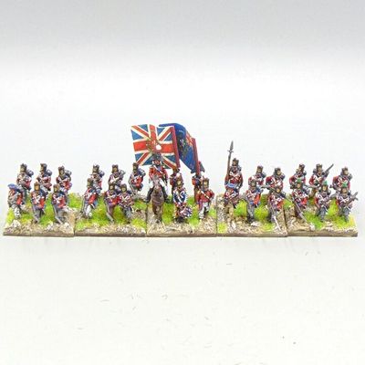 Grade A - AB Figures - Napoleonic - British Line Infantry Unit in Stovepipe Shakos