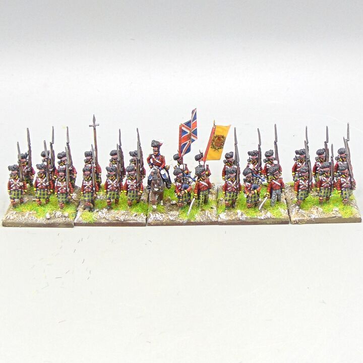 Grade A - AB Figures - Napoleonic - British Highland Infantry Unit