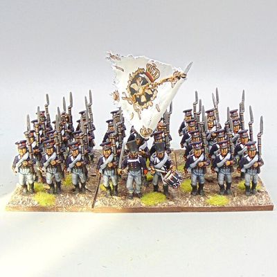 Grade C - Wargames Foundry - Napoleonic - Prussian Infantry Unit
