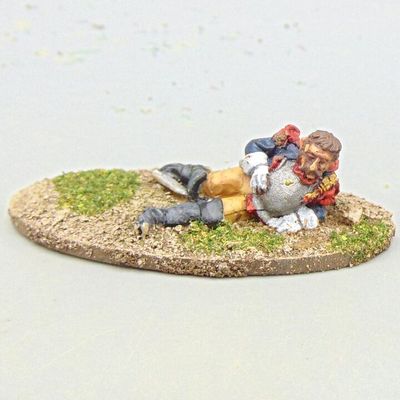 Grade C - Wargames Foundry - Napoleonic - Wounded French Cuirassier