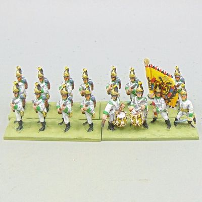 Grade D - Essex Miniatures - Napoleonic - Austrian 'German' Fusilier Unit in Helmets Grade D - Essex Miniatures - Napoleonic - Austrian 'German' Fusilier Unit in Helmets