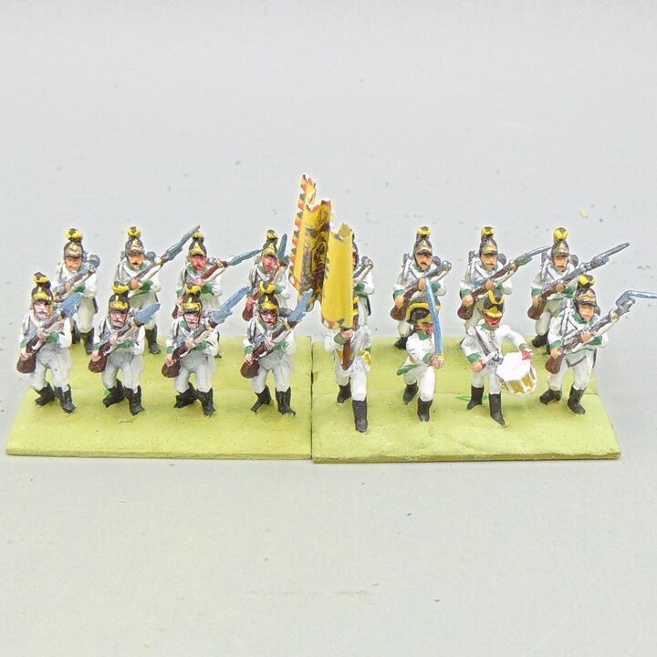 Grade D - Minifigs - Napoleonic - Austrian 'German' Fusilier Unit in Helmets