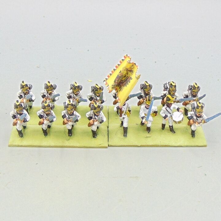 Grade D - Minifigs - Napoleonic - Austrian 'German' Fusilier Unit in Helmets Grade D - Minifigs - Napoleonic - Austrian 'German' Fusilier Unit in Helmets