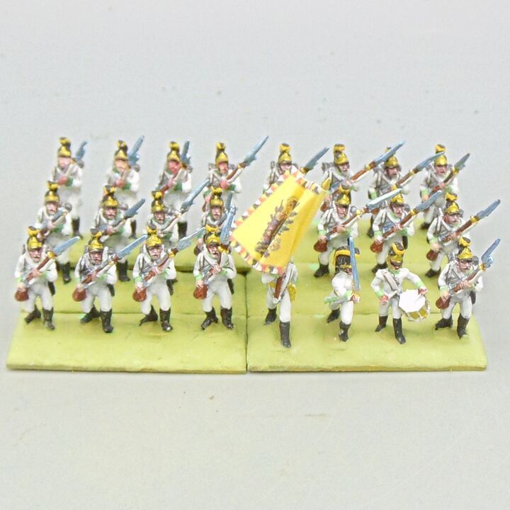 Grade D - Minifigs - Napoleonic - Austrian 'German' Fusilier Unit in Helmets Grade D - Minifigs - Napoleonic - Austrian 'German' Fusilier Unit in Helmets