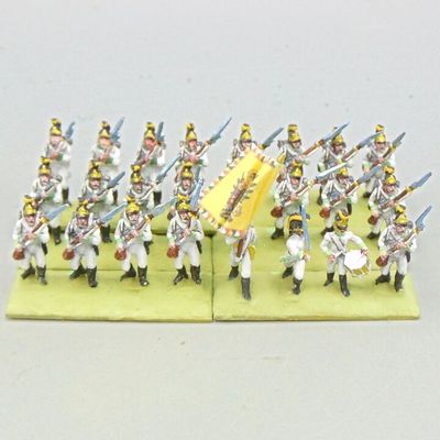 Grade D - Minifigs - Napoleonic - Austrian 'German' Fusilier Unit in Helmets Grade D - Minifigs - Napoleonic - Austrian 'German' Fusilier Unit in Helmets
