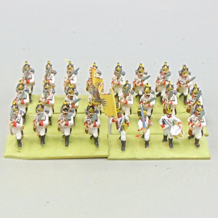 Grade D - Minifigs - Napoleonic - Austrian 'German' Fusilier Unit in Helmets
