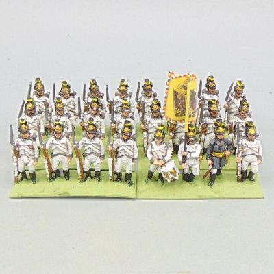 Grade D - AB Figures - Napoleonic - Austrian 'German' Fusilier Unit in Helmets Grade D - AB Figures - Napoleonic - Austrian 'German' Fusilier Unit in Helmets