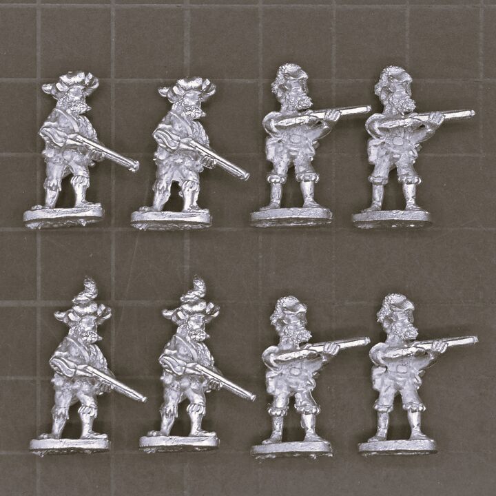Museum Miniatures, Italian Wars: Landsknecht Arquebusiers Museum Miniatures, Italian Wars: Landsknecht Arquebusiers