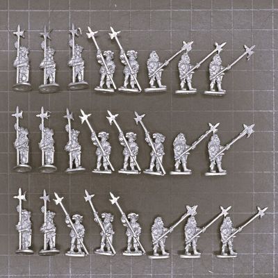 Museum Miniatures, Italian Wars: Landsknecht Halberdiers Museum Miniatures, Italian Wars: Landsknecht Halberdiers