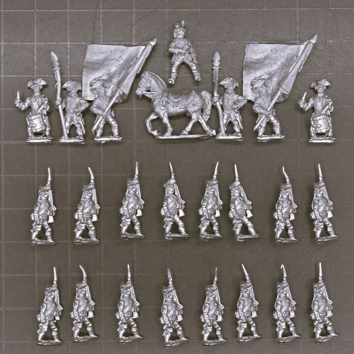 Essex Miniatures, SYW: Prussian Musketeer Unit Essex Miniatures, SYW: Prussian Musketeer Unit