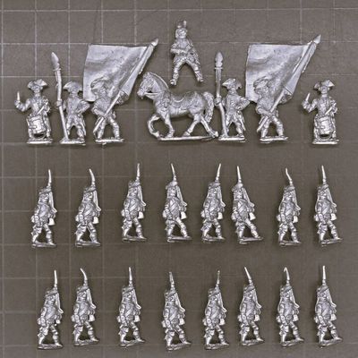 Essex Miniatures, SYW: Prussian Musketeer Unit Essex Miniatures, SYW: Prussian Musketeer Unit