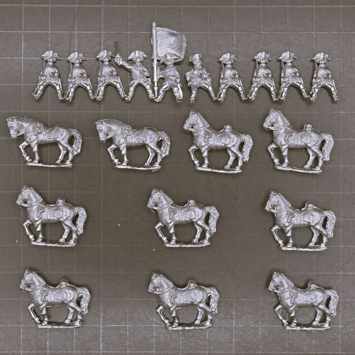 Essex Miniatures, SYW: Prussian Cuirassier Unit