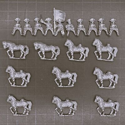 Essex Miniatures, SYW: Prussian Cuirassier Unit