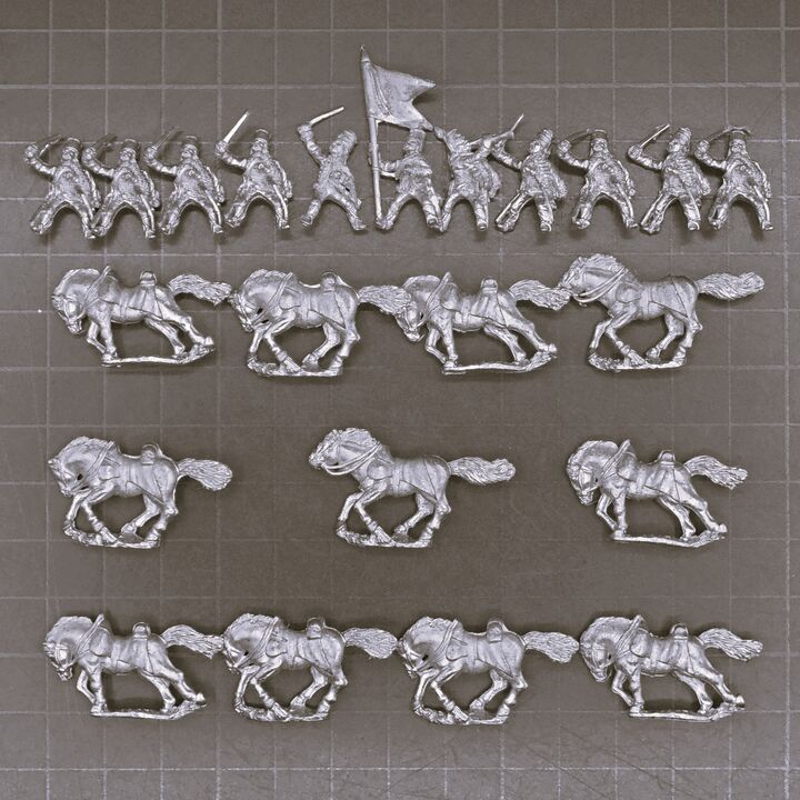 Essex Miniatures, SYW: Prussian Hussar Unit Essex Miniatures, SYW: Prussian Hussar Unit