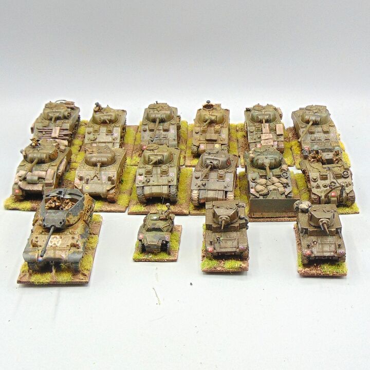 Grade C - Various Manufacturers - WW2 - 2nd Armoured Battalion Grenadier  Guards, Guards Armoured Division (Market Garden 1944) Grade C - Various Manufacturers - WW2 - 2nd Armoured Battalion Grenadier  Guards, Guards Armoured Division (Market Garden 1944)