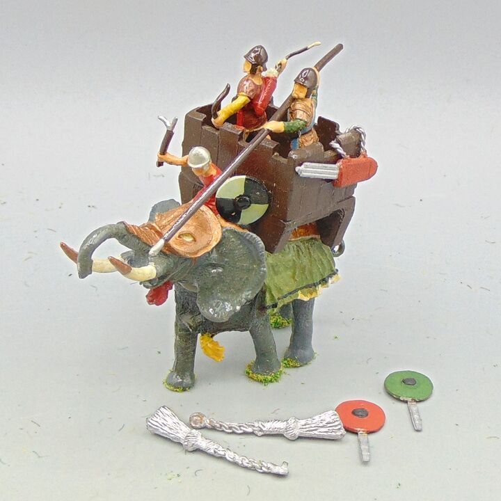 Grade F - Garrison Figures (?) - Ancient Macedonian Successor - War Elephant