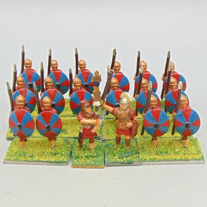 Grade E - Minifigs (?) - Mid/Late Imperial Roman - Unarmoured Infantry Unit Grade E - Minifigs (?) - Mid/Late Imperial Roman - Unarmoured Infantry Unit