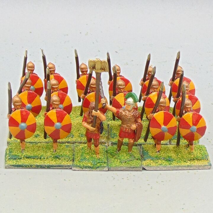 Grade E - Minifigs (?) - Mid/Late Imperial Roman - Unarmoured Infantry Unit Grade E - Minifigs (?) - Mid/Late Imperial Roman - Unarmoured Infantry Unit