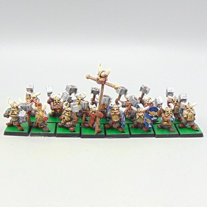 Grade B - Black Tree Design - Fantasy - Dwarf Hammerers Unit Grade B - Black Tree Design - Fantasy - Dwarf Hammerers Unit